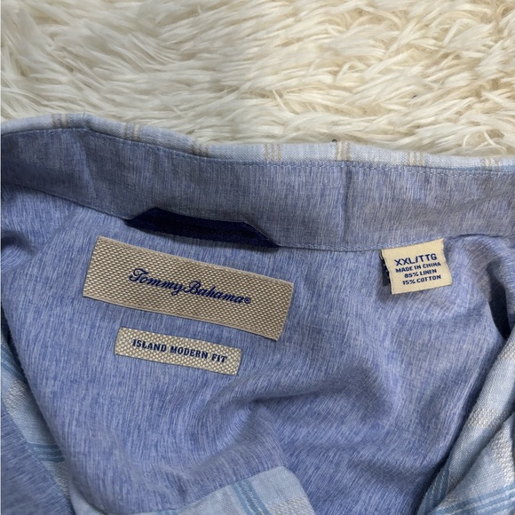 Tommy Bahama Shot Sleeve Button Down Island Modern Fit XXL - Picture 3 of 3